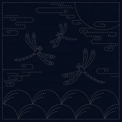 Sashiko Cloth Autumn Sky