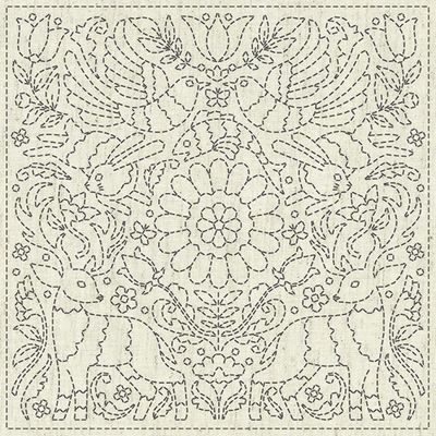 Sashiko Cloth Good News