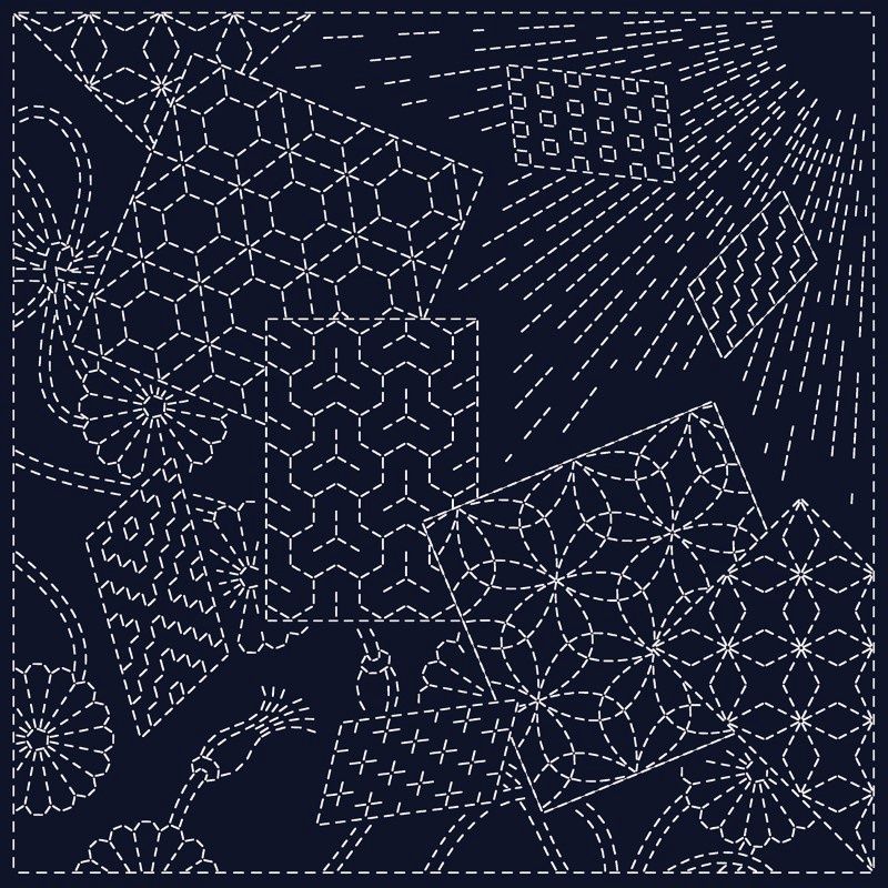 Sashiko Cloth Kaleidoscope