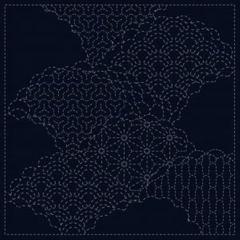 Sashiko Cloth Cumulus Cloud