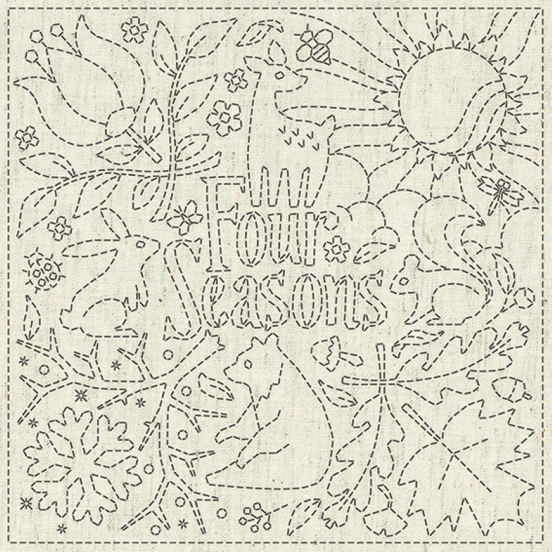 Sashiko Cloth Four Seasons