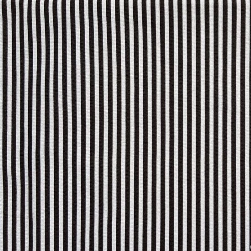 Black and White Stripe per metre