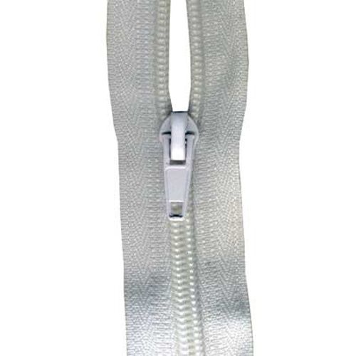 #5 Continuous Zip 2.74m - 2 Colours, Colour: White