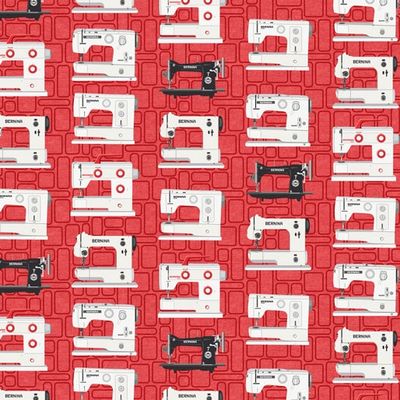 Vintage Bernina Print per metre