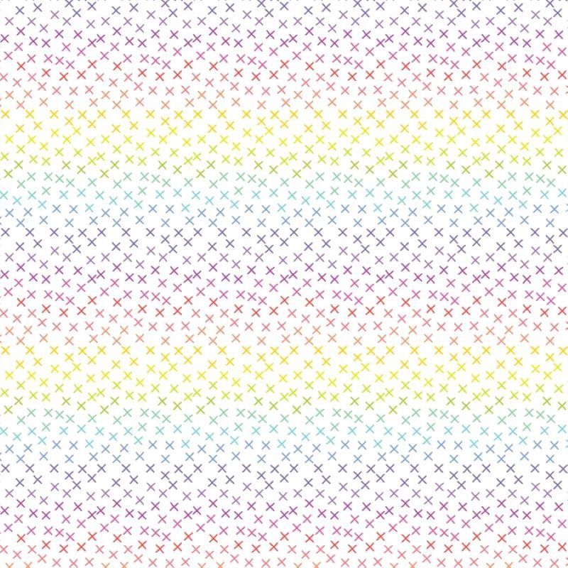Crossroads 2 White Rainbow per metre