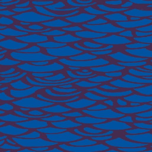 Lorikeet Aloft Budgie Blue per metre