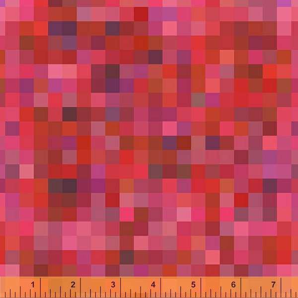 Pixel By Whistler Studios - 4 Prints per metre, Print: Pixel Red 53196D 7