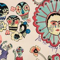 Folkloric Range by AH per metre