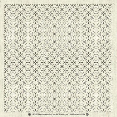 Sashiko Cloth Hydrangea