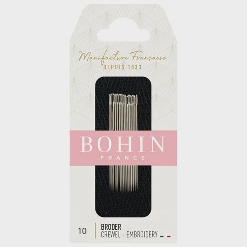 Bohin (Crewel) Embroidery Needles - Size 10