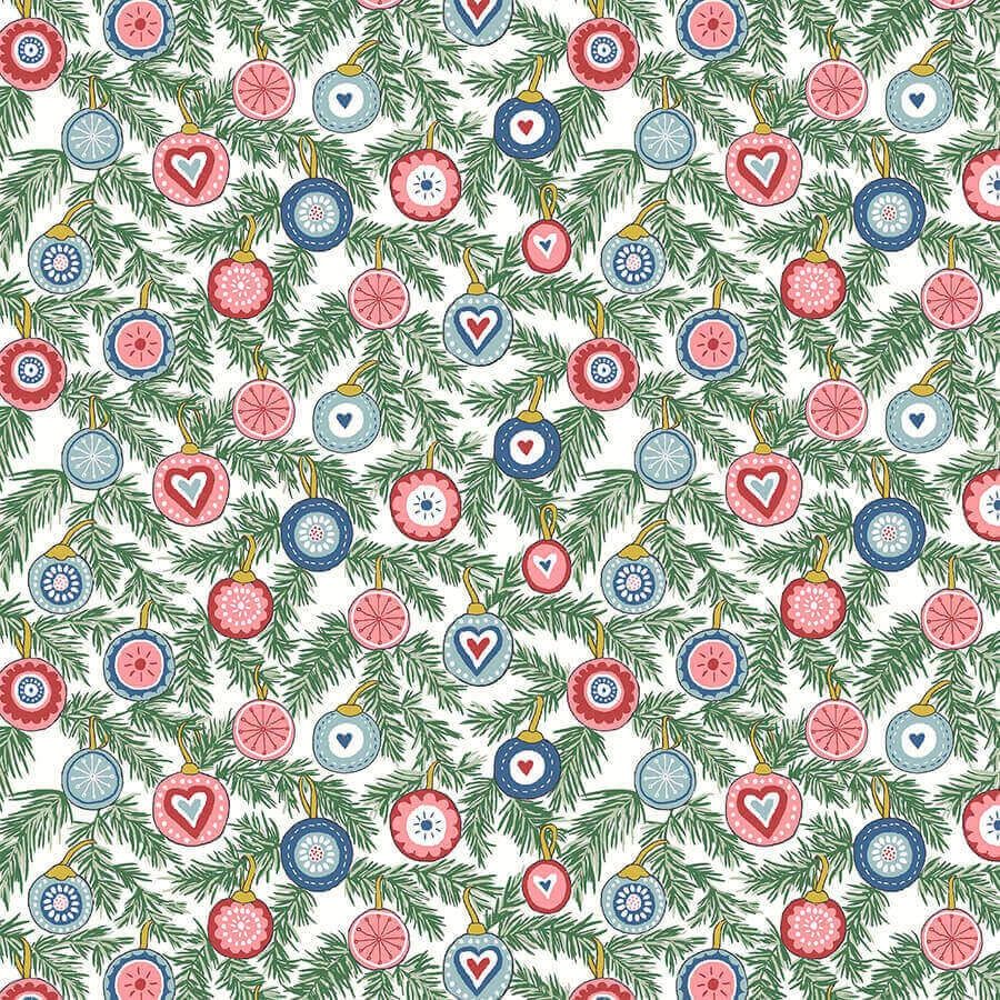 Liberty Festive Baubles  per metre
