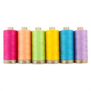 Fine Quilting Thread - 6 pk BRIGHTS