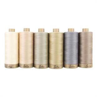 Fine Quilting Thread - 6 pk Naturals