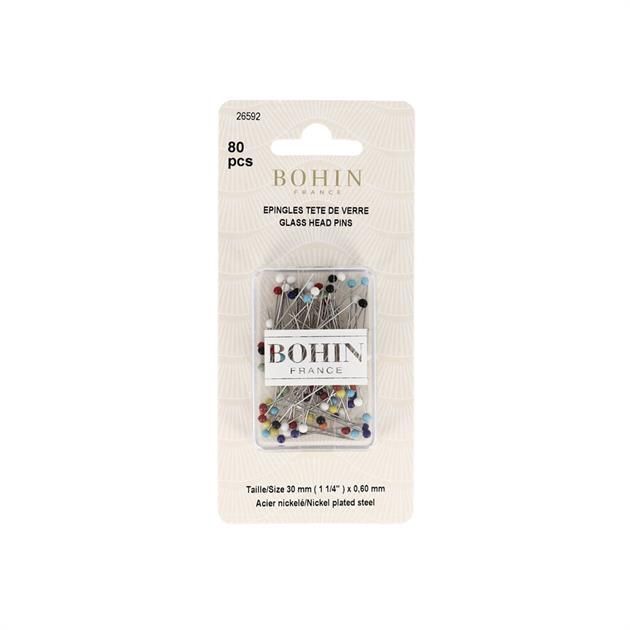 Bohin Glass Head Pins