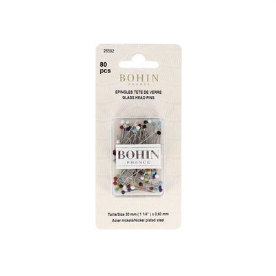 Bohin Glass Head Pins