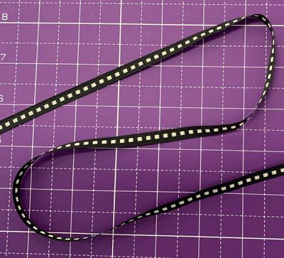Box Stitch Ribbon 7mm per metre