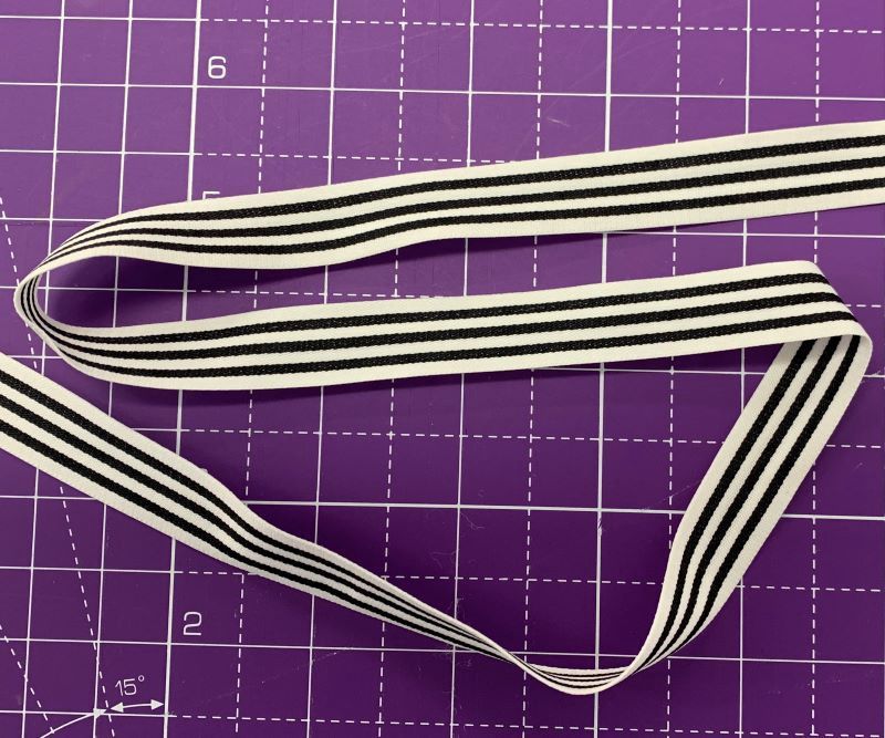 Stripe Ribbon 15mm per metre