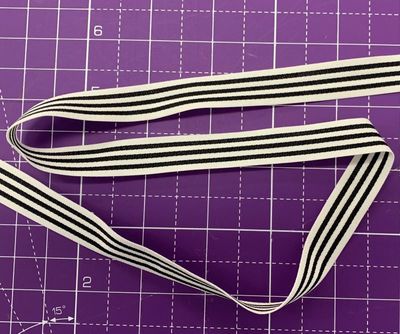Stripe Ribbon 15mm per metre