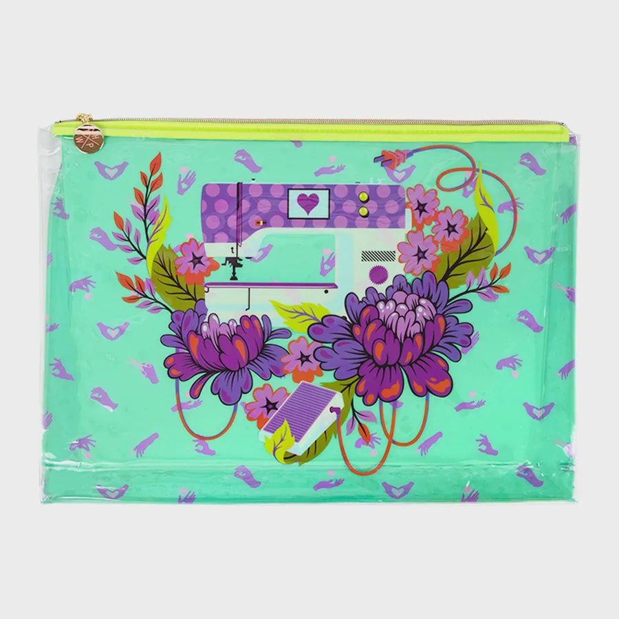 Tula Pink Project Bags, Print: TP Pedal to the Metal Lrg Bag