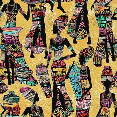 Kenta - African Women Range per metre