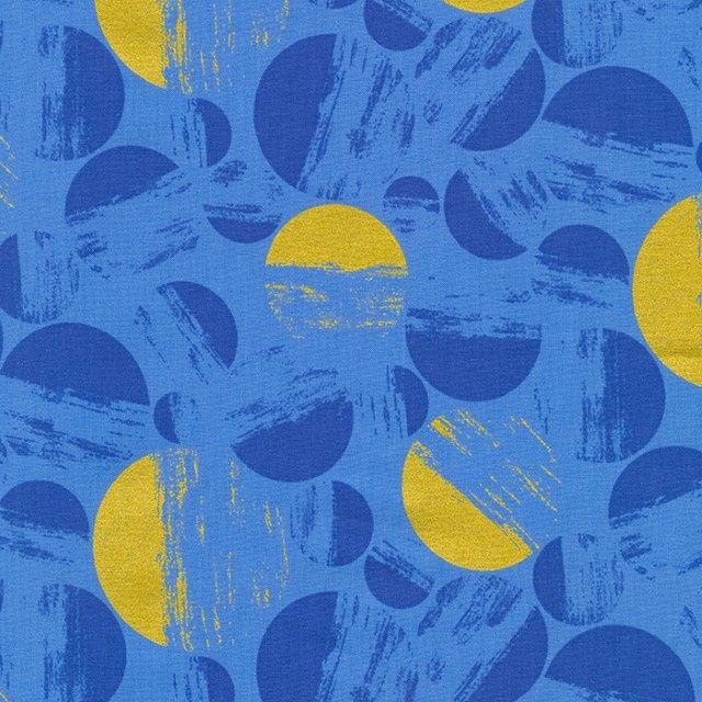 Brush Metallic price per metre, Name: Denim