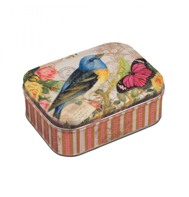 Nostalgic Bird &amp; Butterfly Tin