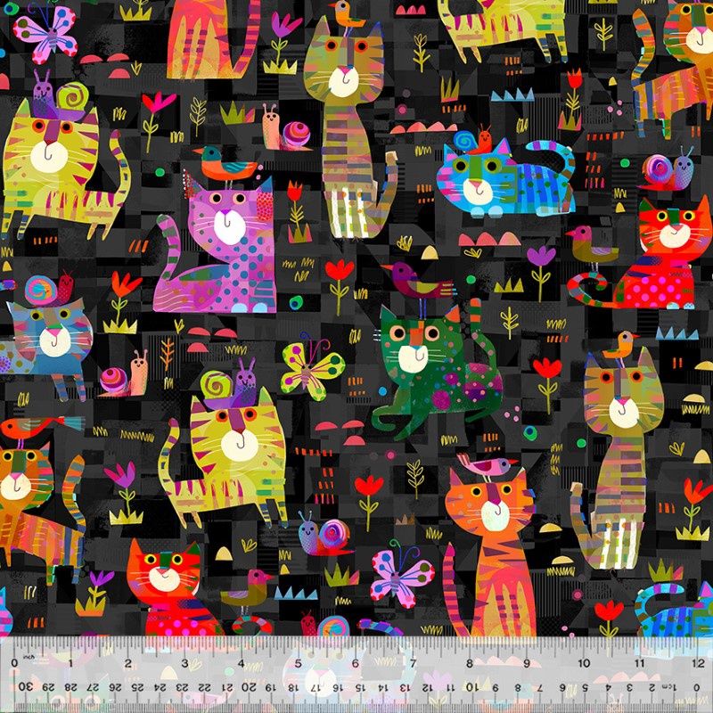 Catsville per metre, Print: Night 82D-2