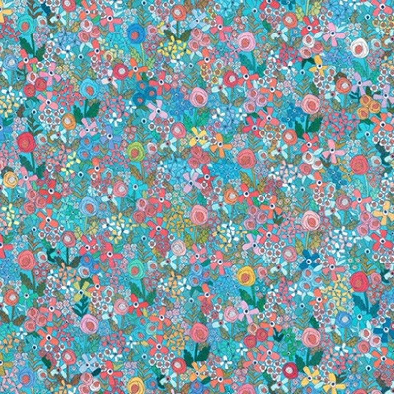 Happy Place per metre, Name: Paris Blue