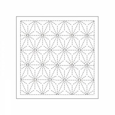 Sashiko Cloth No.6 Asa-no-ha