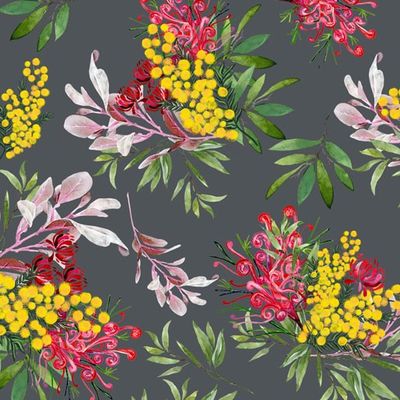 Botanicum Bliss Waratah Dreaming per metre