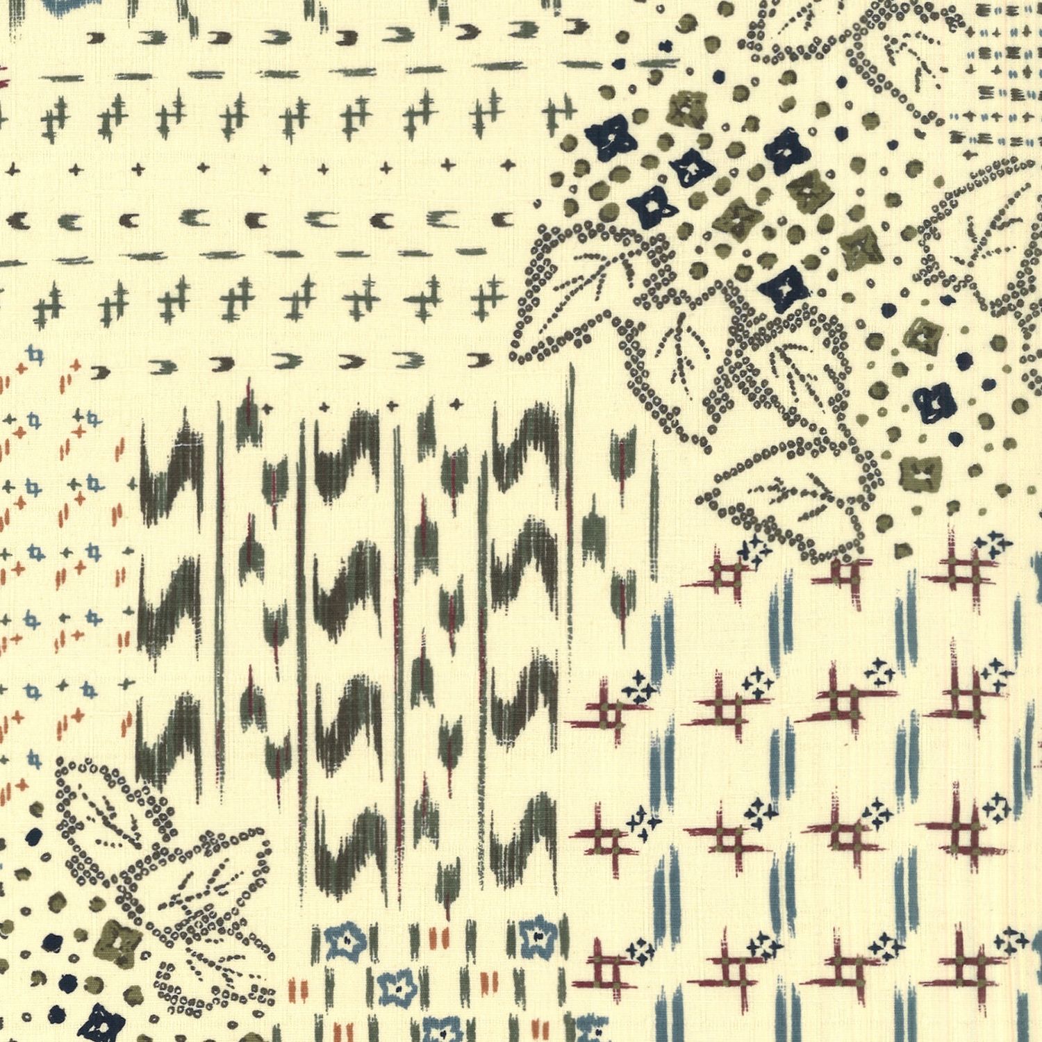 Cream Japanese Barkcloth