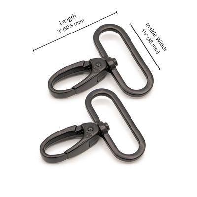 1.5-inch Swivel Snap Hooks