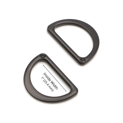 1-inch D-Rings - 2pk