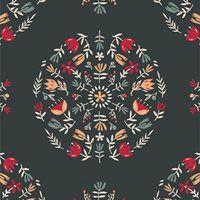 Season &amp; Spice Meadow Mandala per metre