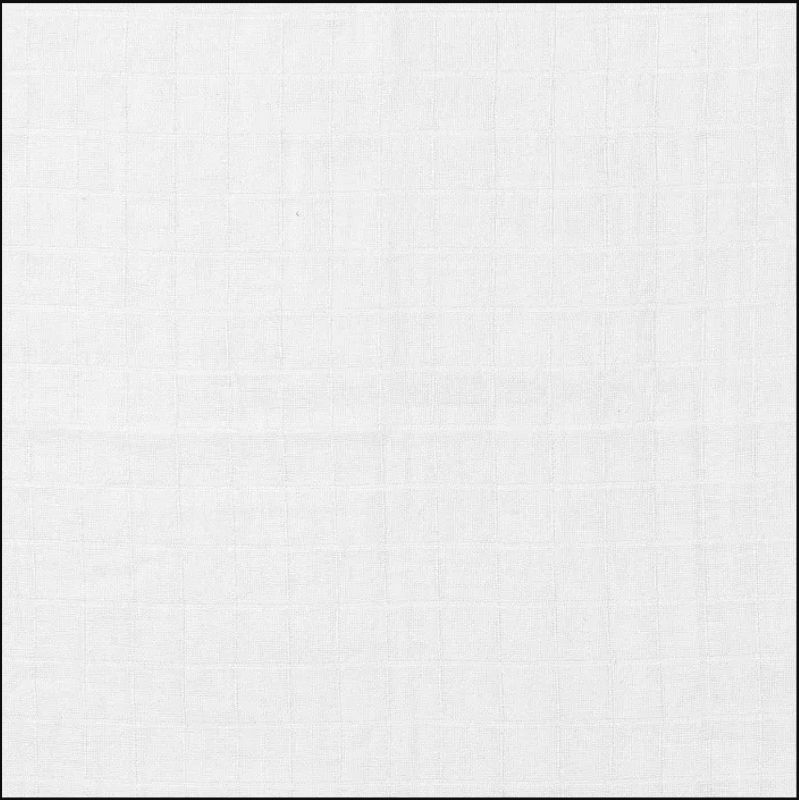 Muslin 2ply - White per metre