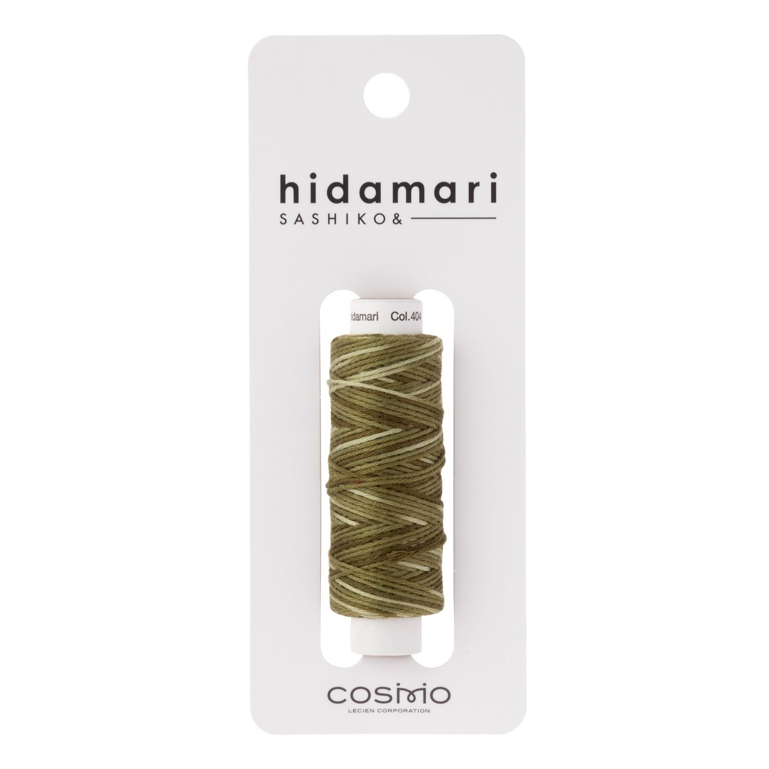 Sashiko Thread - Col 404 Green Tea 30mt