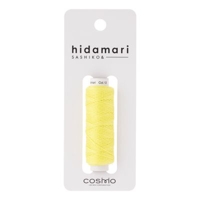 Sashiko Thread - Col 12 Quick Harvest Lemon 30mt