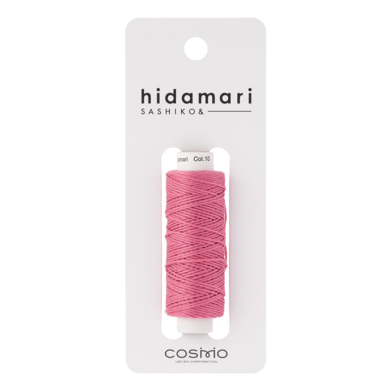 Sashiko Thread - Col 10 Raspberry Sorbet 30mt