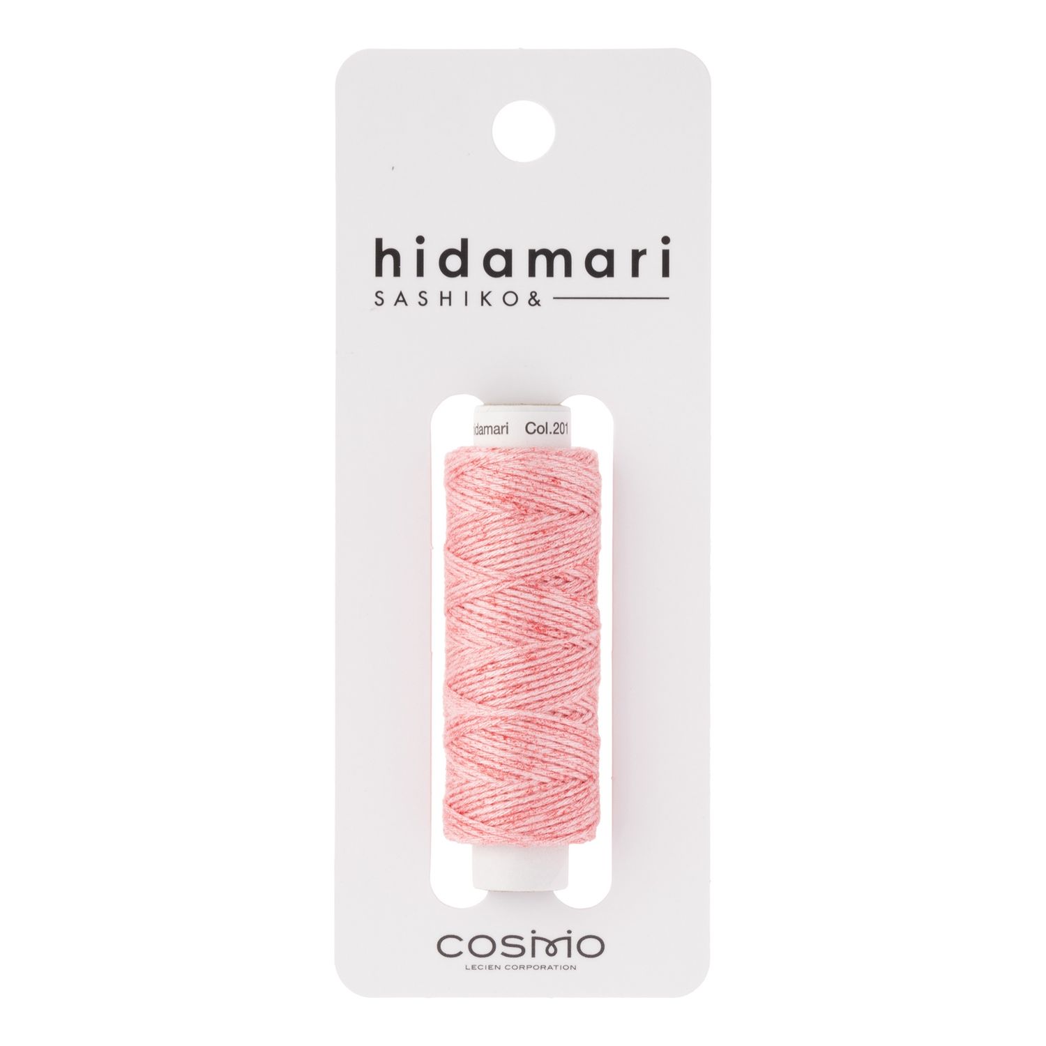 Sashiko Thread - Col 201 Strawberry 30mt