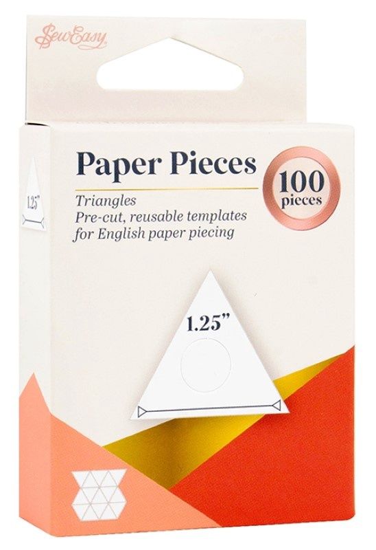 Triangles 1.25&quot; 100pcs Paper Pieces