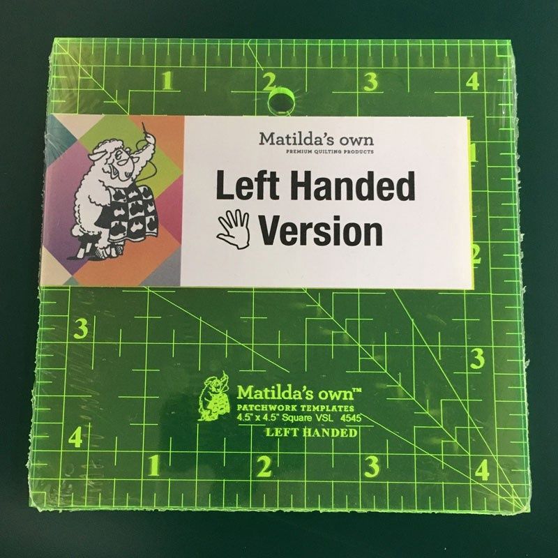 Quilting Squares - Left Handed, Size: 4.5&quot;