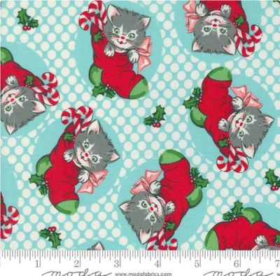 Kitty Christmas per metre