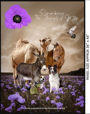 Animals of War Range - 3 Prints per metre