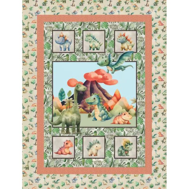 Jurassic Quilt Kit