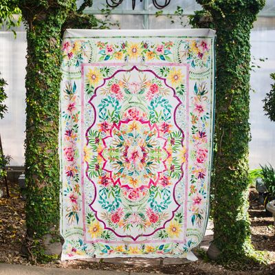 Quilt Panel - Eufloria Superbloom - 60&quot; x 80&quot;