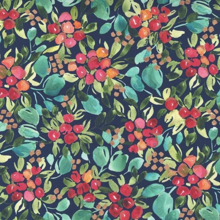 Starflower Christmas per metre