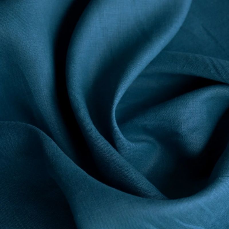 Linda Linen - Kingfisher per metre