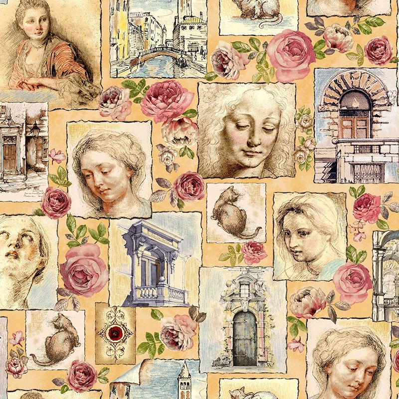 Old Masters Great Artists per metre