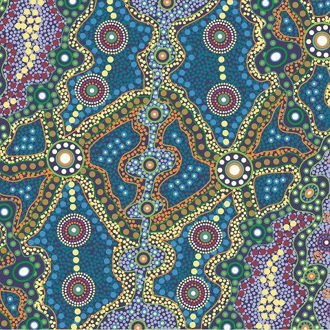 Yalke Blue per metre