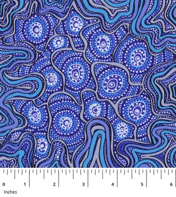 Meteors - Purple per metre